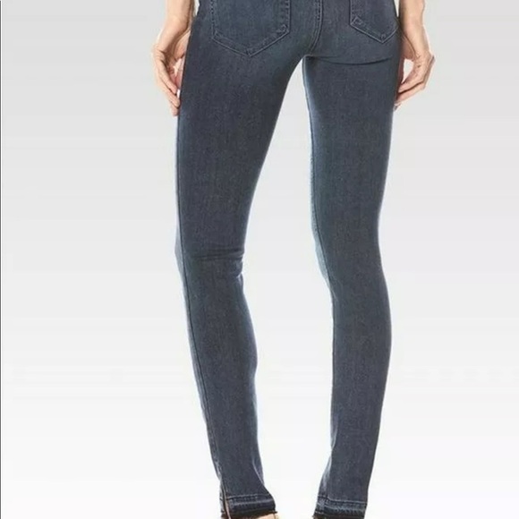 Paige Verdugo Ultra Skinny Davis Slit Frayed Hem Jeans Size 28 - Picture 2 of 8